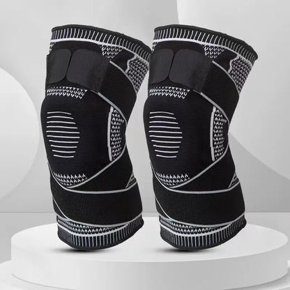 FlexGuard Knee Support Sleeves – 2-Pack Compression Support for Sports & Fitness