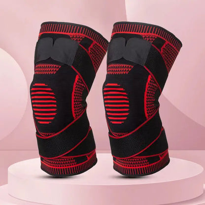 FlexGuard Knee Support Sleeves – 2-Pack Compression Support for Sports & Fitness