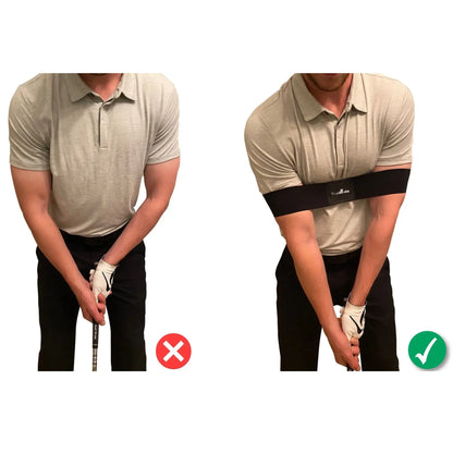 SwingAlign Golf Training Band – Arm Position & Swing Practice Aid