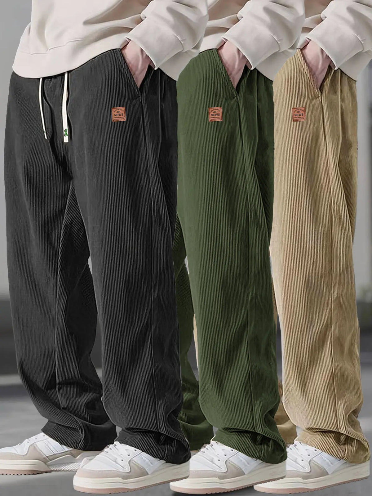 UrbanFlex 2-Pack Men's Woven Jogger Pants – Casual Everyday Fit