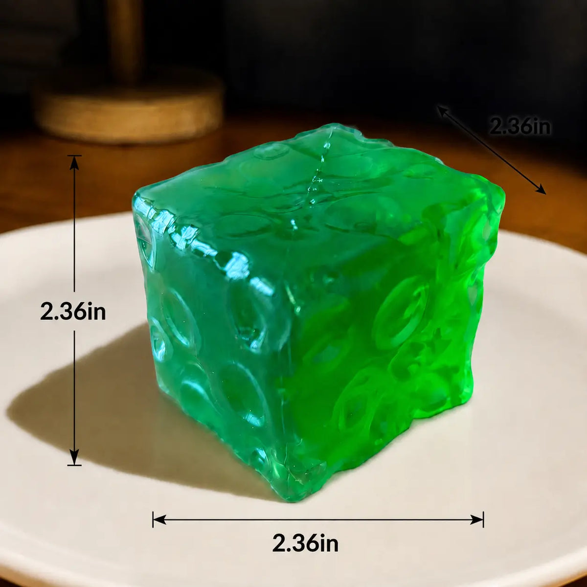 CheesePop Squishy Cube – Soft ASMR Sensory Stress Relief Toy
