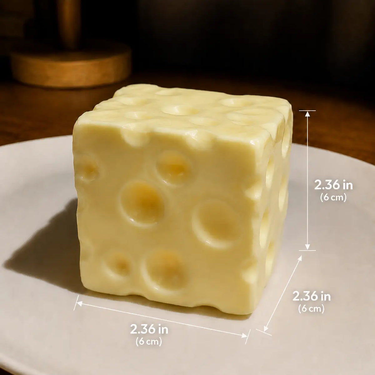 CheesePop Squishy Cube – Soft ASMR Sensory Stress Relief Toy