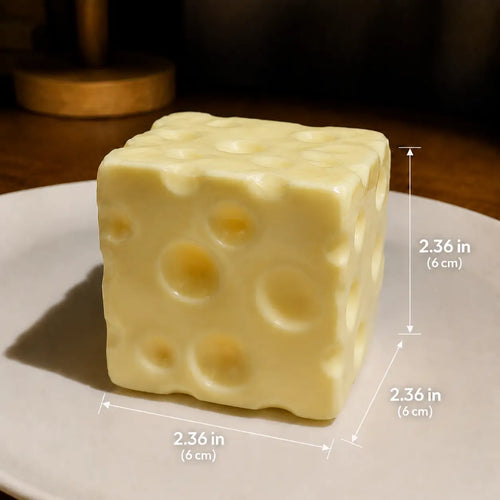 CheesePop Squishy Cube – Soft ASMR Sensory Stress Relief Toy
