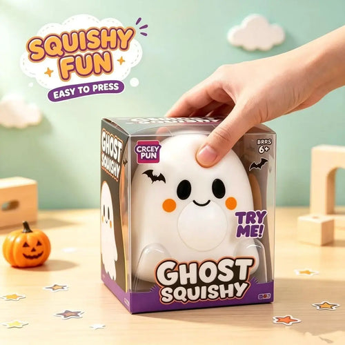 BooSquish Ghost Toy – Cute Halloween Squishy Decor
