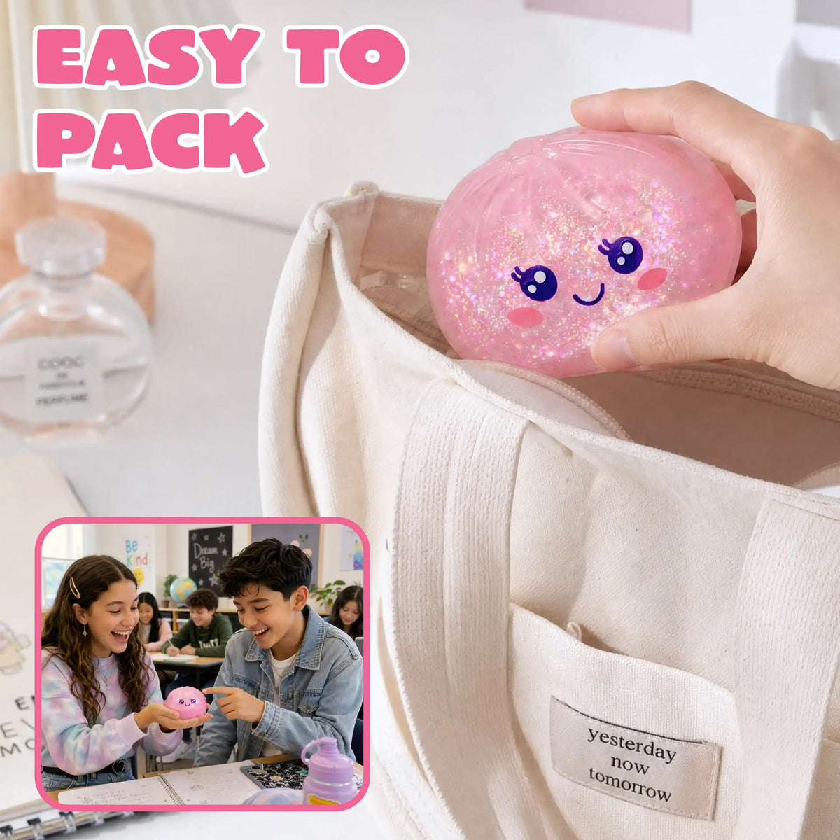 DumplingPop Squishy Toy – Soft Sensory Fidget & Stress Relief Squeeze Toy