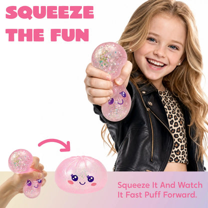 DumplingPop Squishy Toy – Soft Sensory Fidget & Stress Relief Squeeze Toy