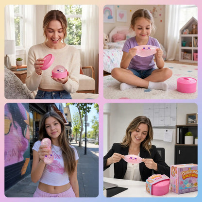 DumplingPop Squishy Toy – Soft Sensory Fidget & Stress Relief Squeeze Toy