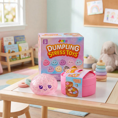 DumplingPop Squishy Toy – Soft Sensory Fidget & Stress Relief Squeeze Toy