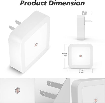 Smart Auto-Sensing LED Night Light: Soft Glow for Every Corner