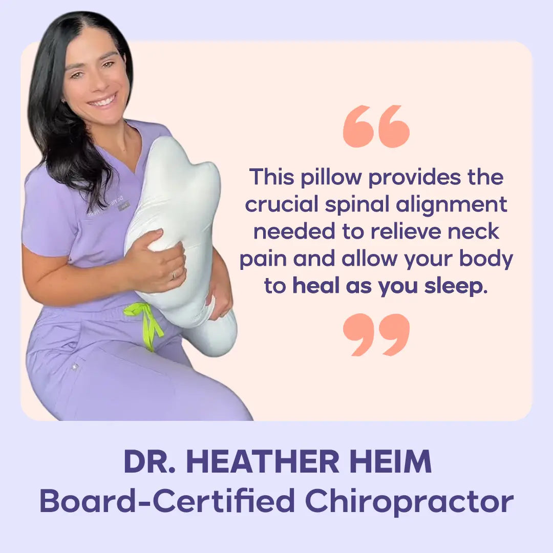 CloudContour Memory Foam Pillow – Dual-Height Ergonomic Support + Free Cooling Pillowcase