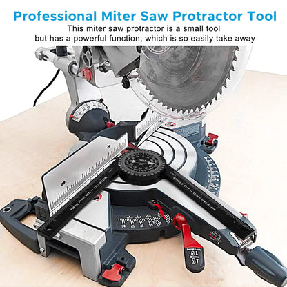 AnglePro 7-Inch Aluminum Miter Saw Protractor – Precision Angle Finder