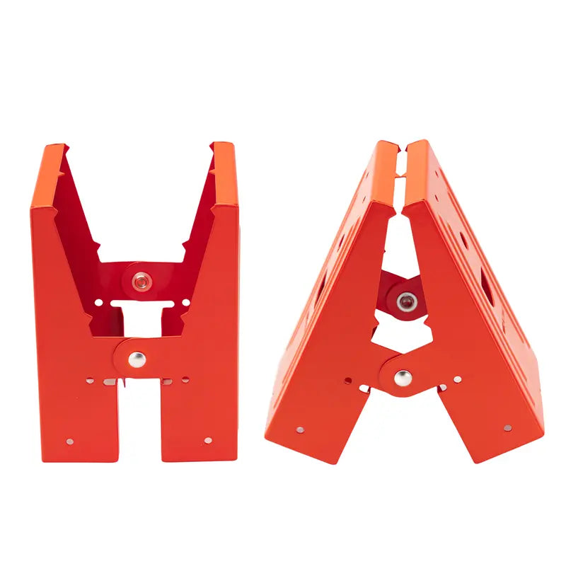 SawMate 2-Pack Heavy-Duty Sawhorse Brackets – Adjustable 2x4 Woodworking Clamps