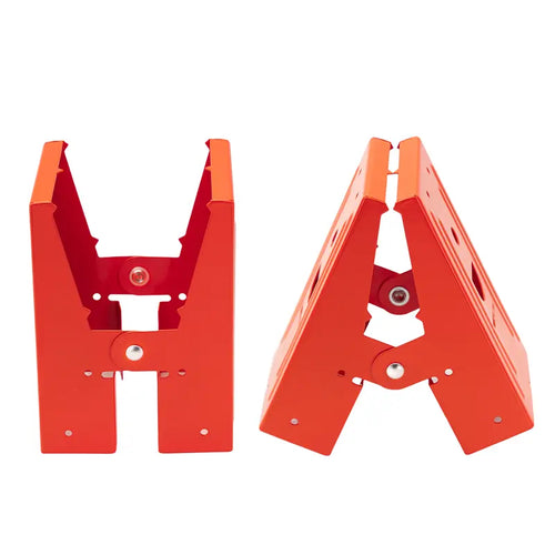 SawMate 2-Pack Heavy-Duty Sawhorse Brackets – Adjustable 2x4 Woodworking Clamps