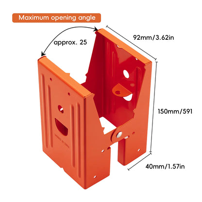 SawMate 2-Pack Heavy-Duty Sawhorse Brackets – Adjustable 2x4 Woodworking Clamps