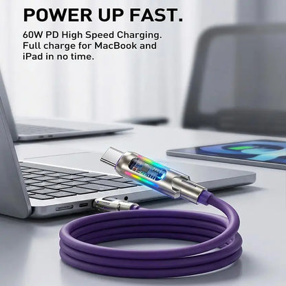 FlexLink 4-in-1 Fast Charging Cable – 6.6FT USB-C Multi-Connector Cord