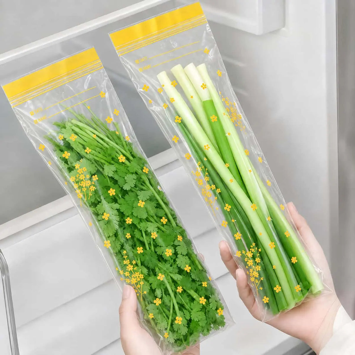FreshLock Reusable Food Storage Bags – Thick Double-Seal Airtight Pouches