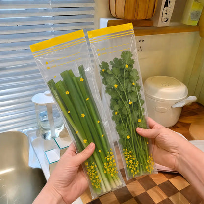 FreshLock Reusable Food Storage Bags – Thick Double-Seal Airtight Pouches