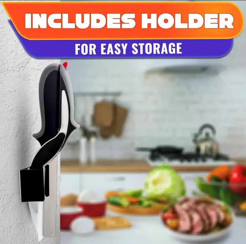 ChopMate 2-in-1 Kitchen Scissors – Built-In Cutting Board Food Prep Tool