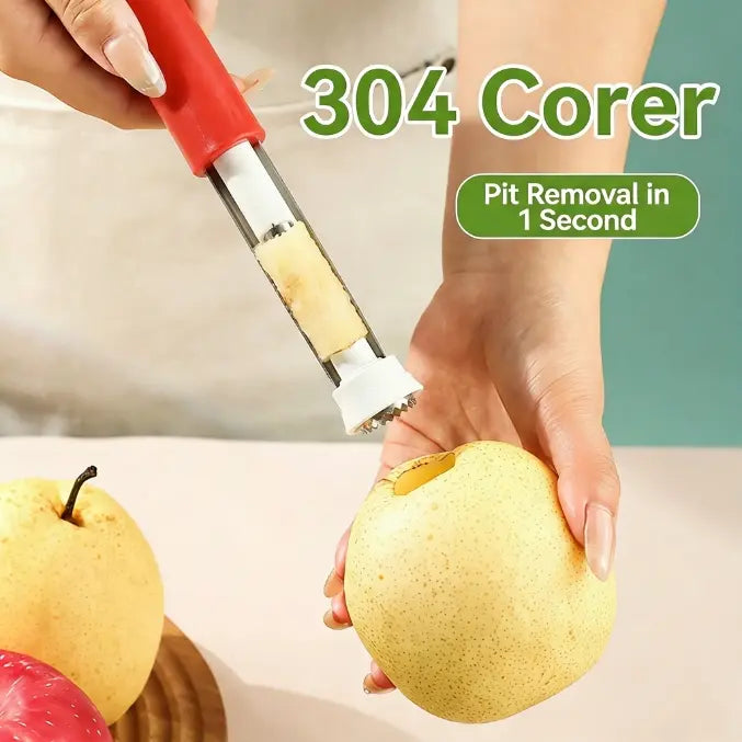 CoreMate 2-in-1 Apple Corer & Peeler – Stainless Steel Fruit Prep Tool