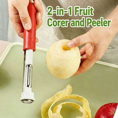 CoreMate 2-in-1 Apple Corer & Peeler – Stainless Steel Fruit Prep Tool