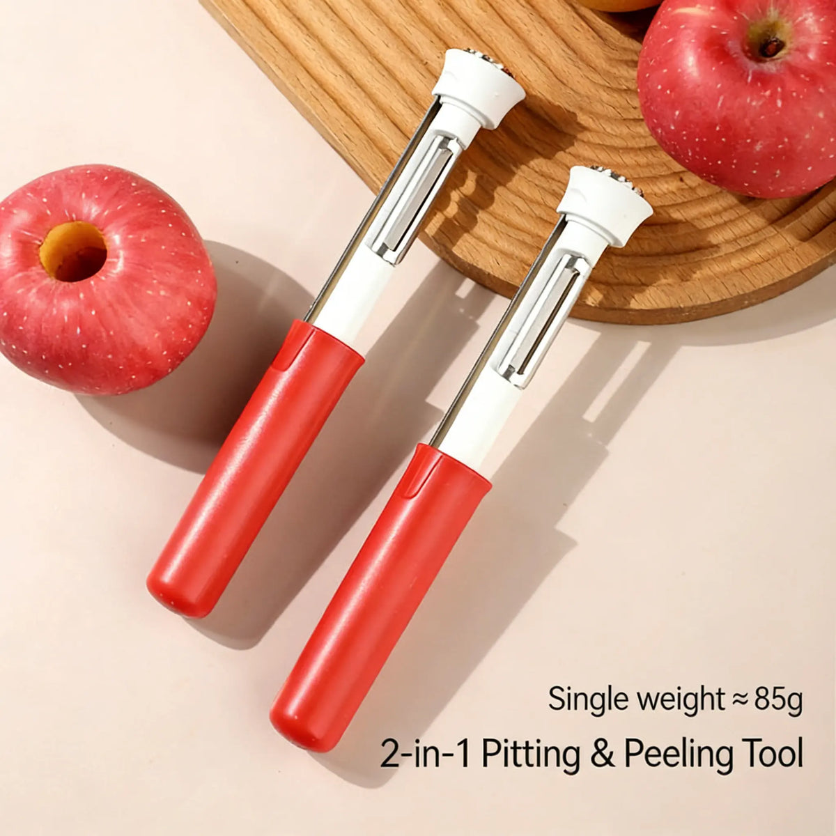 CoreMate 2-in-1 Apple Corer & Peeler – Stainless Steel Fruit Prep Tool