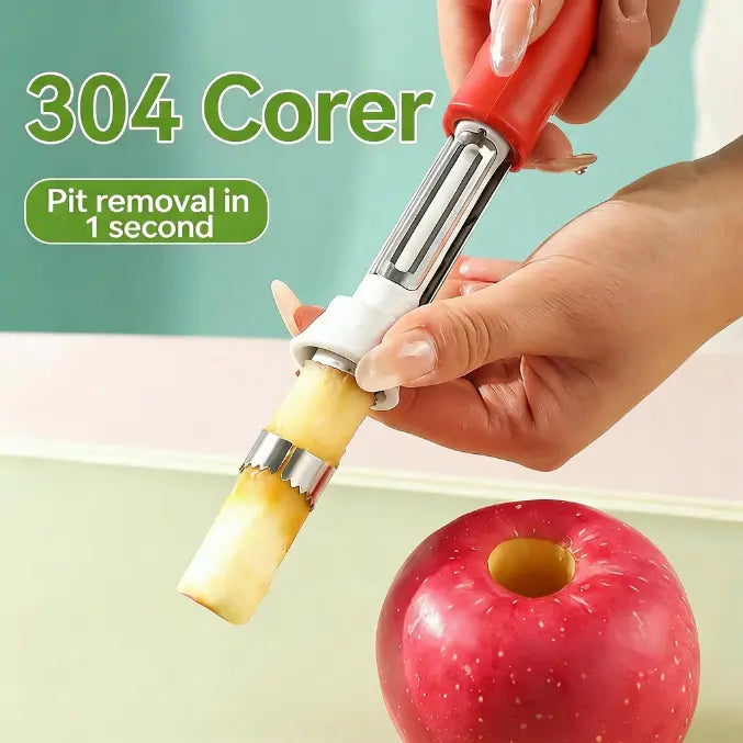 CoreMate 2-in-1 Apple Corer & Peeler – Stainless Steel Fruit Prep Tool