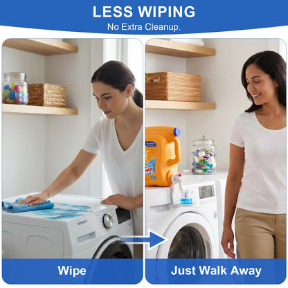 LaundryMate Detergent Dispenser Station – Cup Holder & Drip Tray Organizer