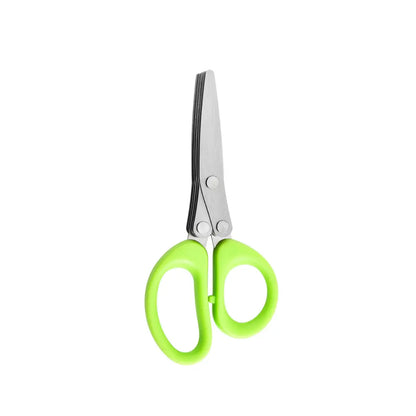 HerbMate 5-Blade Kitchen Scissors – Stainless Steel Herb & Coriander Shears