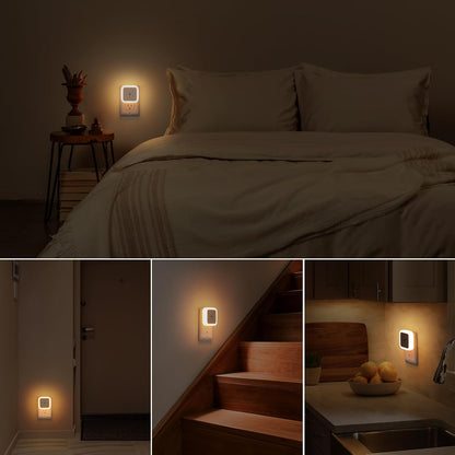 Smart Auto-Sensing LED Night Light: Soft Glow for Every Corner