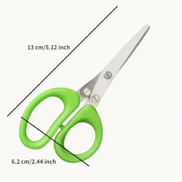KitchenPro 5-Layer Multi-Function Scissors – Stainless Steel Cooking Shears