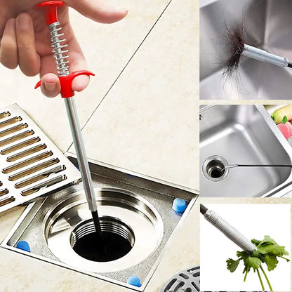 ClawReach 4-Claw Flexible Grabber – 78.74" Drain & Pipe Cleaning Tool