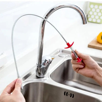 ClawReach 4-Claw Flexible Grabber – 78.74" Drain & Pipe Cleaning Tool
