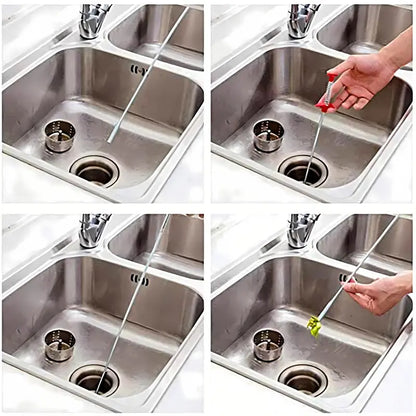 ClawReach 4-Claw Flexible Grabber – 78.74" Drain & Pipe Cleaning Tool