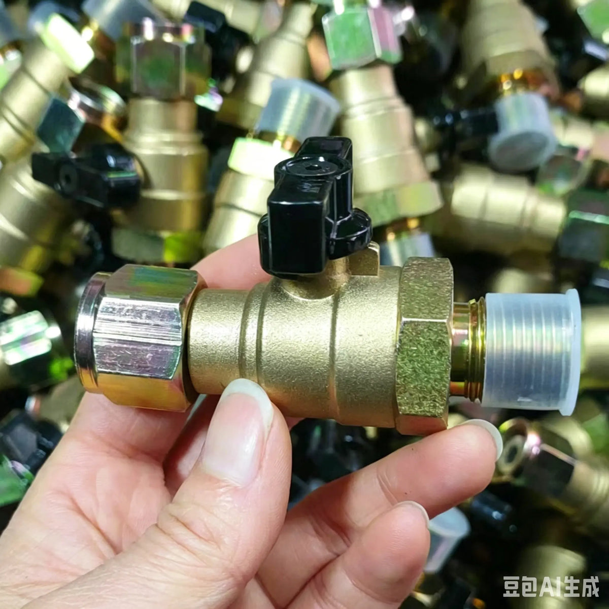 BrakeFlow Brass Air Brake Cut-Off Valve – M18x1.5 for Semi Trailers & Heavy-Duty Vehicles