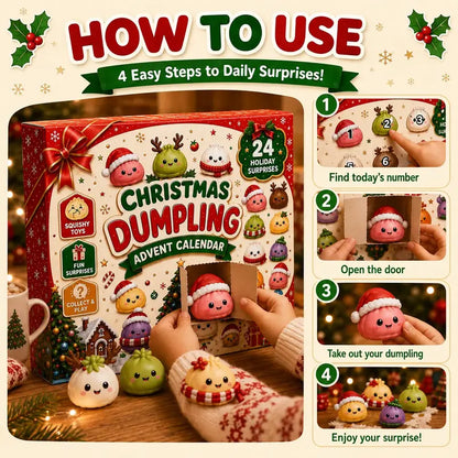 Squishmas 2026 Advent Calendar – 24 Days of Dumpling Squishy Surprises