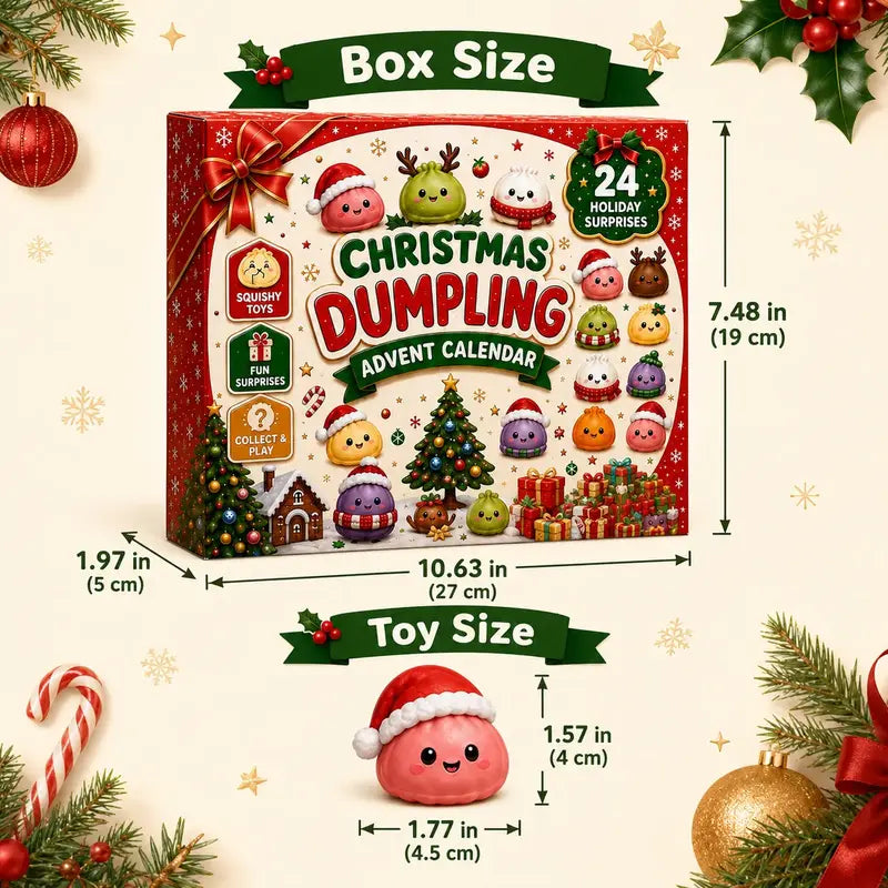 Squishmas 2026 Advent Calendar – 24 Days of Dumpling Squishy Surprises