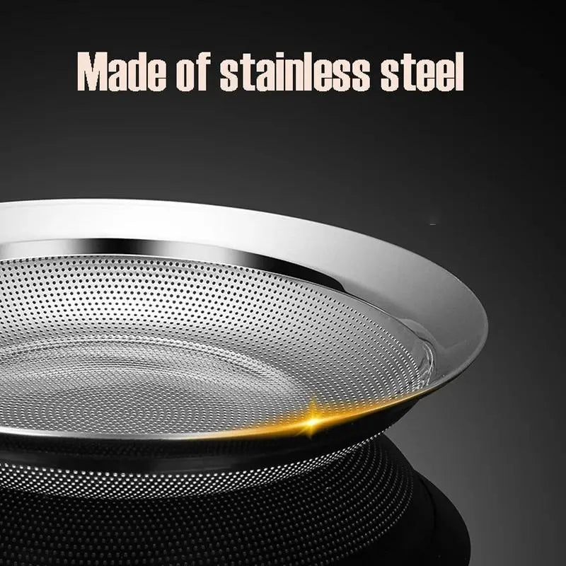 SkimPro SUS304 Fine Mesh Skimmer – Stainless Steel Oil & Fat Strainer Spoon