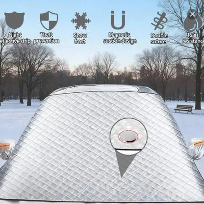 FrostGuard All-Season Windshield Cover – Waterproof Snow, Ice & Sun Shield