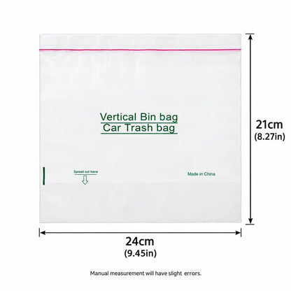 CleanRide Self-Adhesive Car Trash Bags – 20/40 Pack Disposable Interior Waste Bags