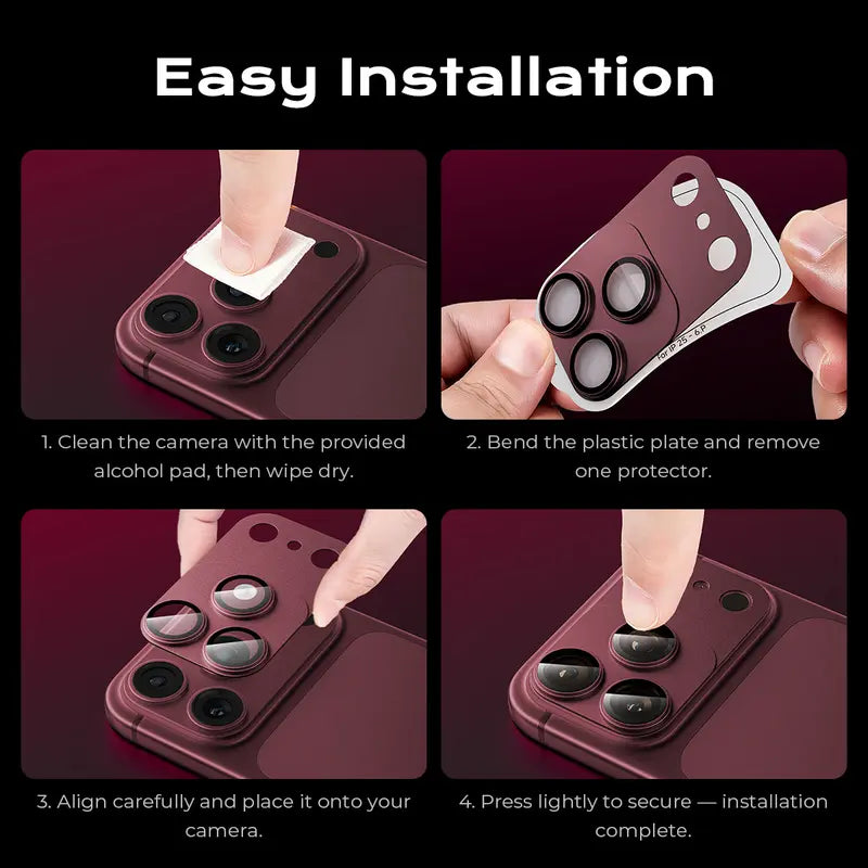 LensGuard Magnetic Camera Protector – HD Clear Scratch-Resistant Lens Cover