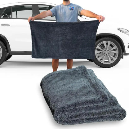 DryMax 1300GSM Microfiber Car Drying Towel – 24×36" Twisted-Loop Detailing Towel
