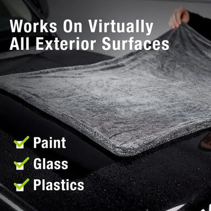 DryMax 1300GSM Microfiber Car Drying Towel – 24×36" Twisted-Loop Detailing Towel