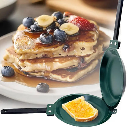 FlipMate Double-Sided Nonstick Frying Pan – Easy Pancake, Egg & Omelet Cooker
