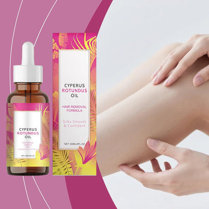 Caramela Beauty Cyperus Rotundus Oil for Natural Hair Reduction - 60ml/2oz