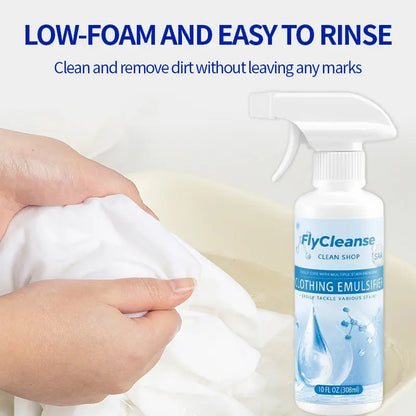 (2 Pack) FlyCleanse Clothing emulsifier，Non-Ionic Laundry Pre-Treatment for Vintage Clothes & Thrift Finds