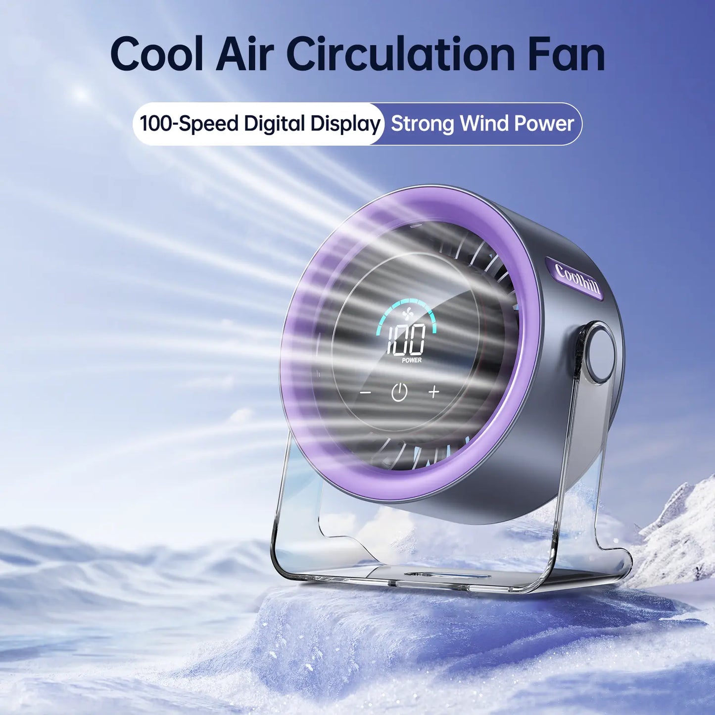 Coolhill Desktop Fan Turbo Table Fan