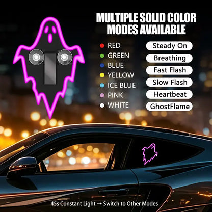 GlowRide Solar Neon Car Light – Wireless LED Interior Ambient Decor
