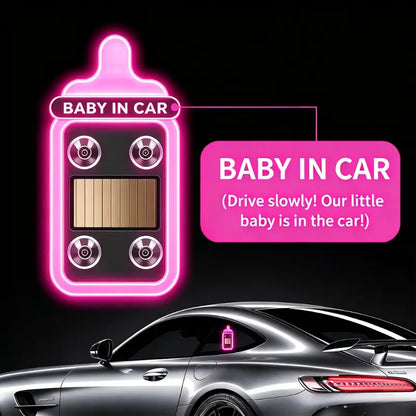 GlowRide Solar Neon Car Light – Wireless LED Interior Ambient Decor