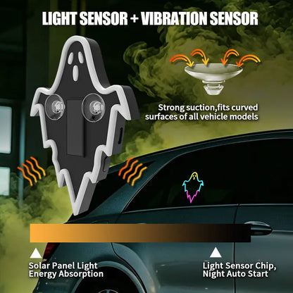 GlowRide Solar Neon Car Light – Wireless LED Interior Ambient Decor