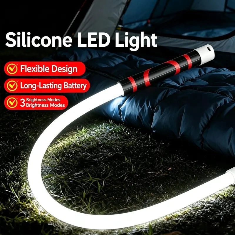 FlexBeam 27" Rechargeable LED Work Light – Bendable Hands-Free Repair Light